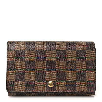 Louis Vuitton Damier Ebene Porte-Monnaie Tresor Wallet 1 of 7