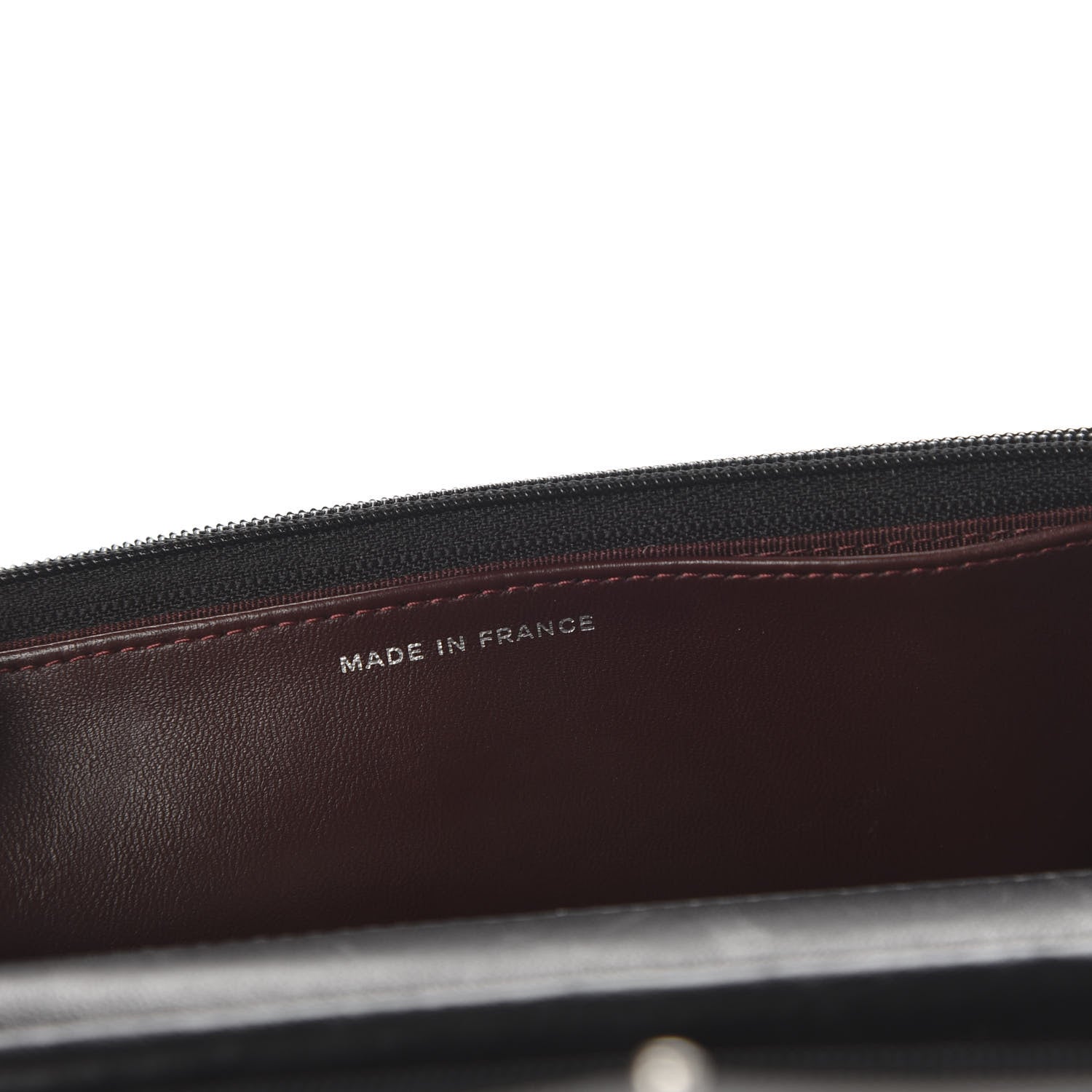 Chanel Lambskin Quilted Wallet On Chain WOC Black 9 of 12