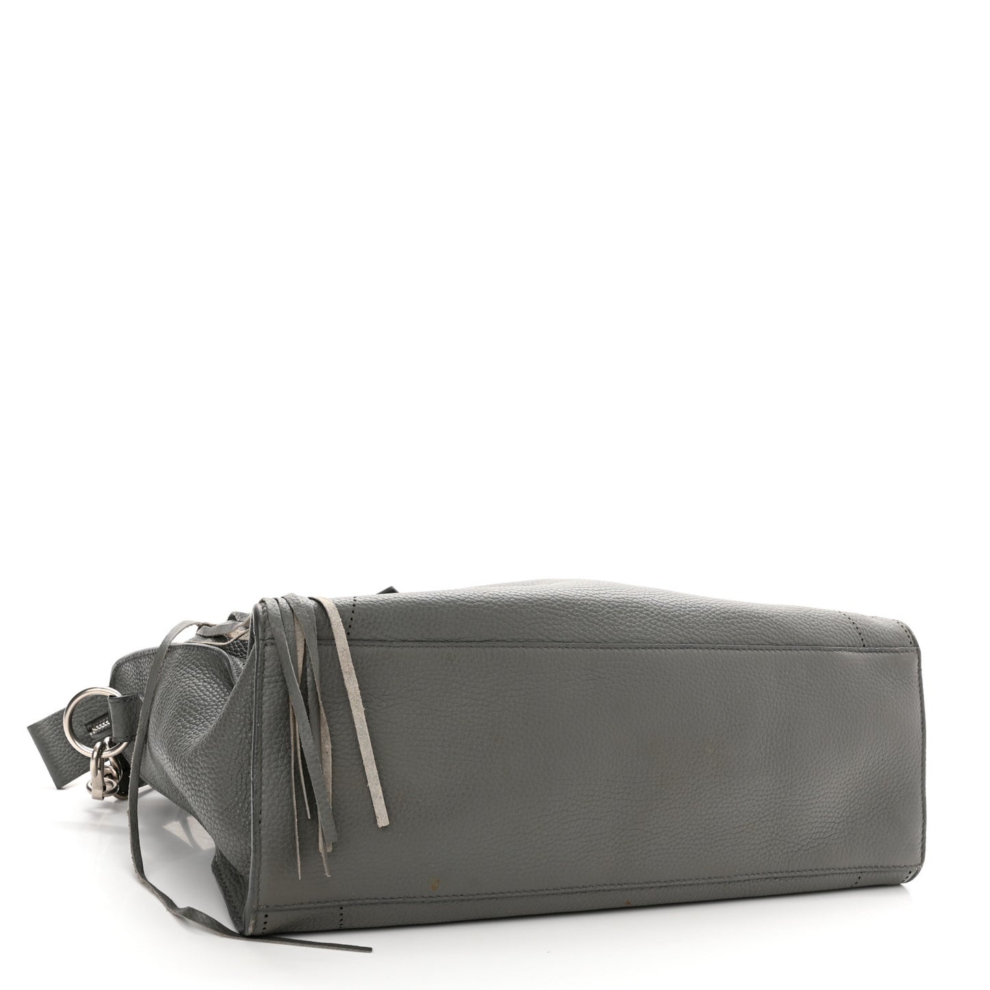 Veau Grana Perforated Blackout Hardware City Gris Acier