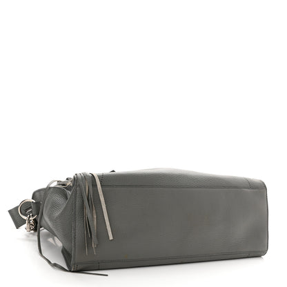 Balenciaga Veau Grana Perforated Blackout Hardware City Gris Acier 4 of 14