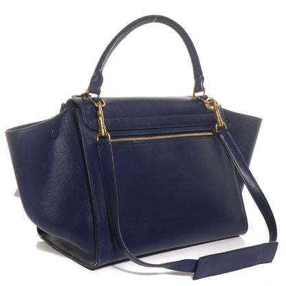 Celine Palmetto Medium Trapeze Ink Blue 3 of 9