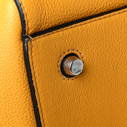 Celine Drummed Calfskin Medium Edge Shoulder Bag Ocre 5 of 8