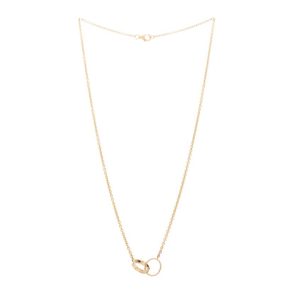Cartier 18K Yellow Gold Interlocking LOVE Necklace 3 of 6