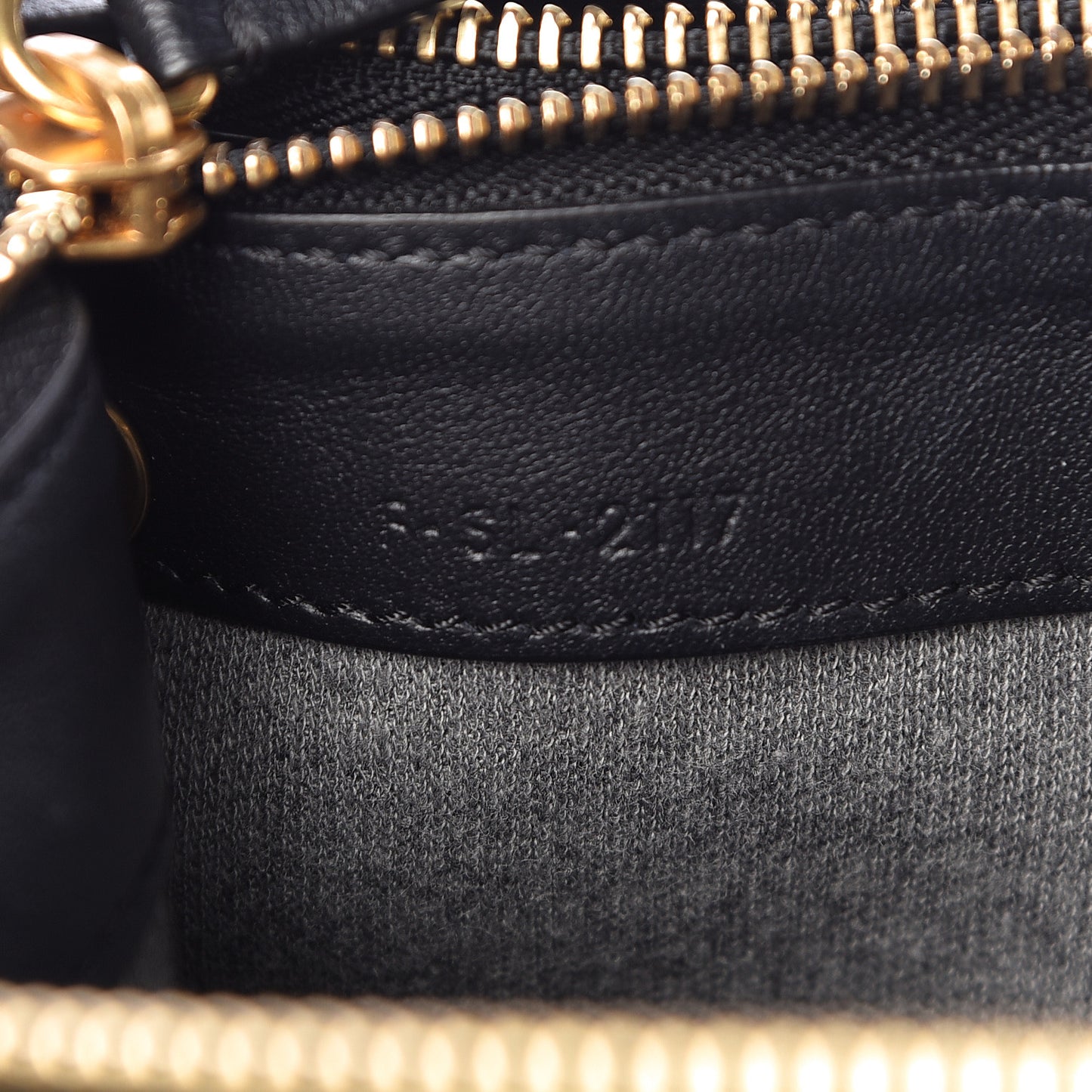 Lambskin Large Trio Crossbody Bag Black