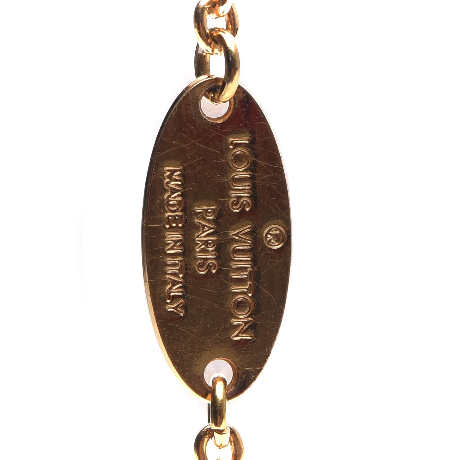 Louis Vuitton Brass Flower Full Bracelet Gold 4 of 6