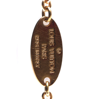 Louis Vuitton Brass Flower Full Bracelet Gold 4 of 6