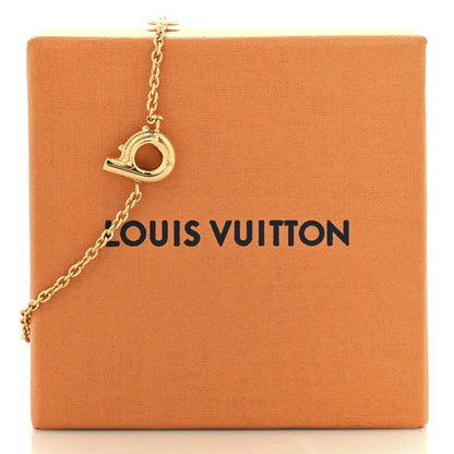 Louis Vuitton LV And Me Letter B Bracelet Gold 6 of 6