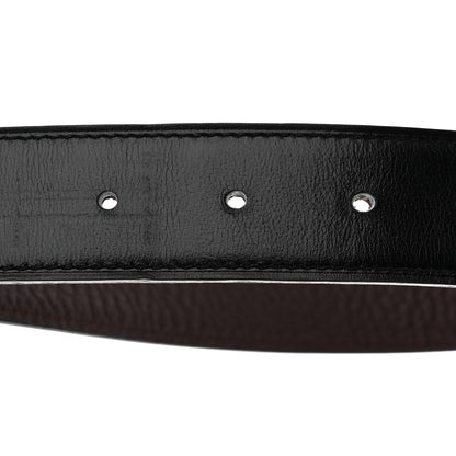 Hermes Box Togo Reversible 32mm H Belt Black Chocolate 5 of 12