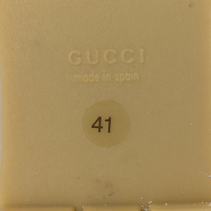Gucci Nappa Matelasse GG Marmont Platform Espadrille Slide Sandals 41 Porcelain Rose 8 of 16