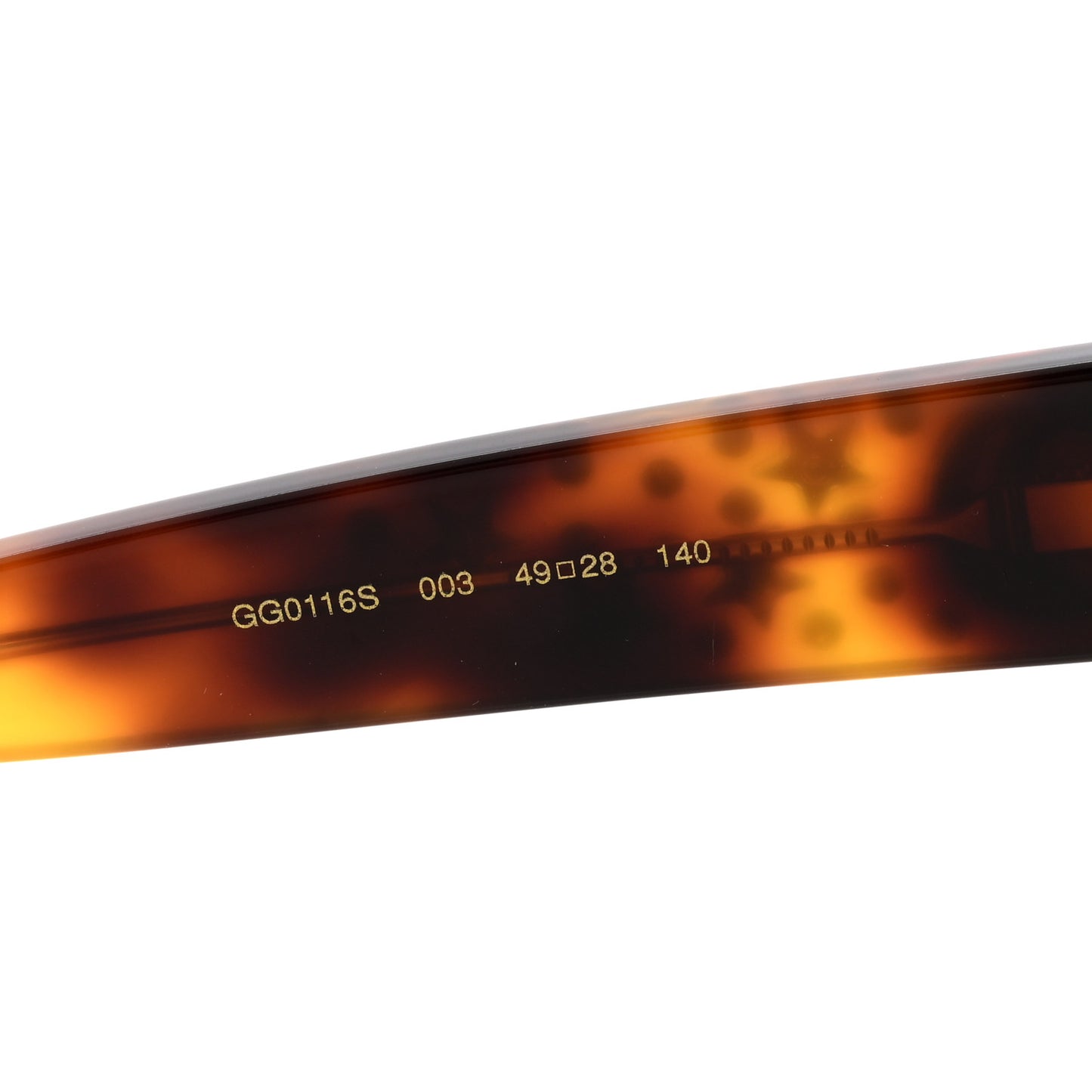 Acetate Stars Cat Eye Sunglasses GG0116S Havana