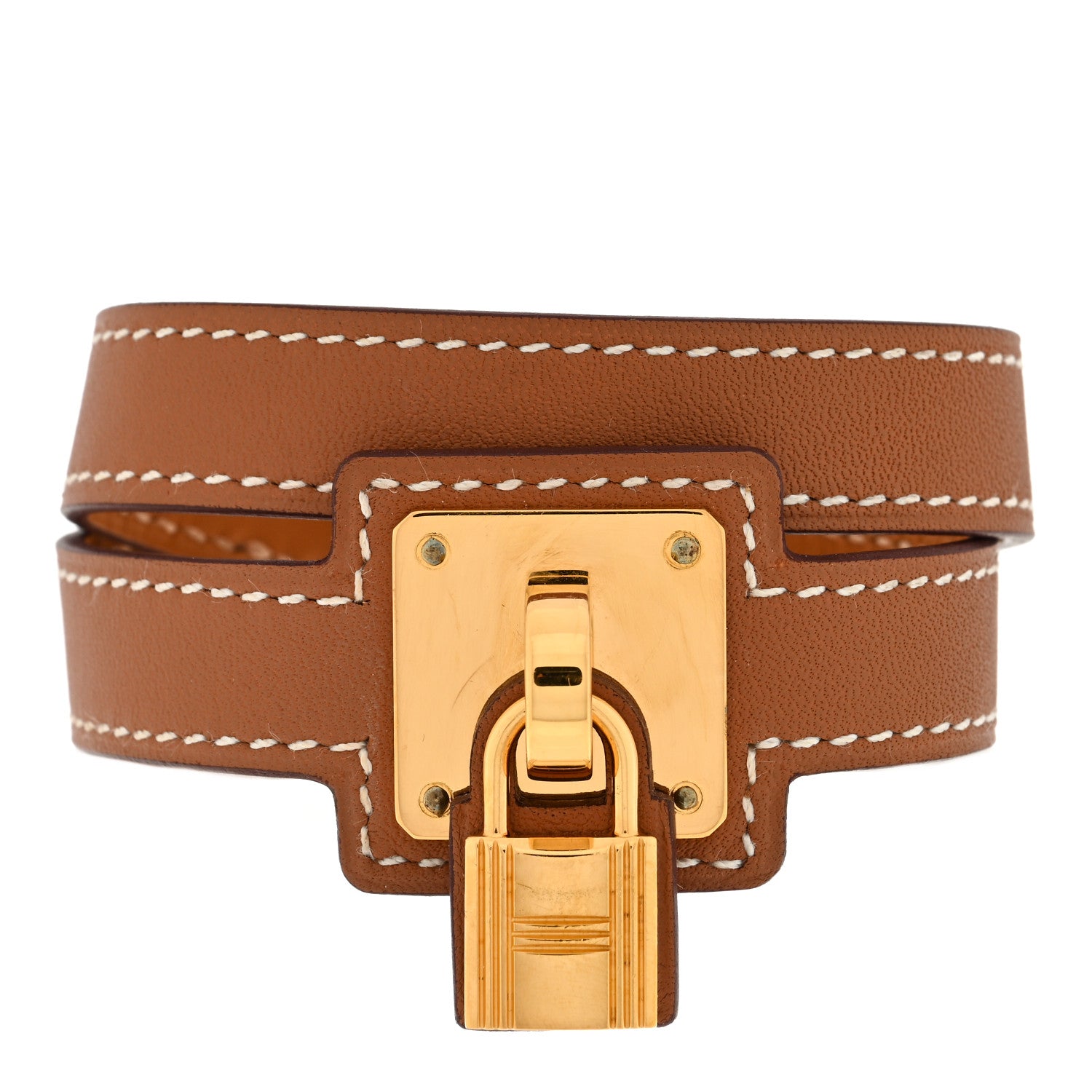 Hermes Swift O'Kelly Double Tour Bracelet T2 Gold 1 of 4