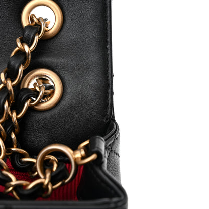 Chanel Calfskin Quilted Small Enchained Flap Black 12 of 12