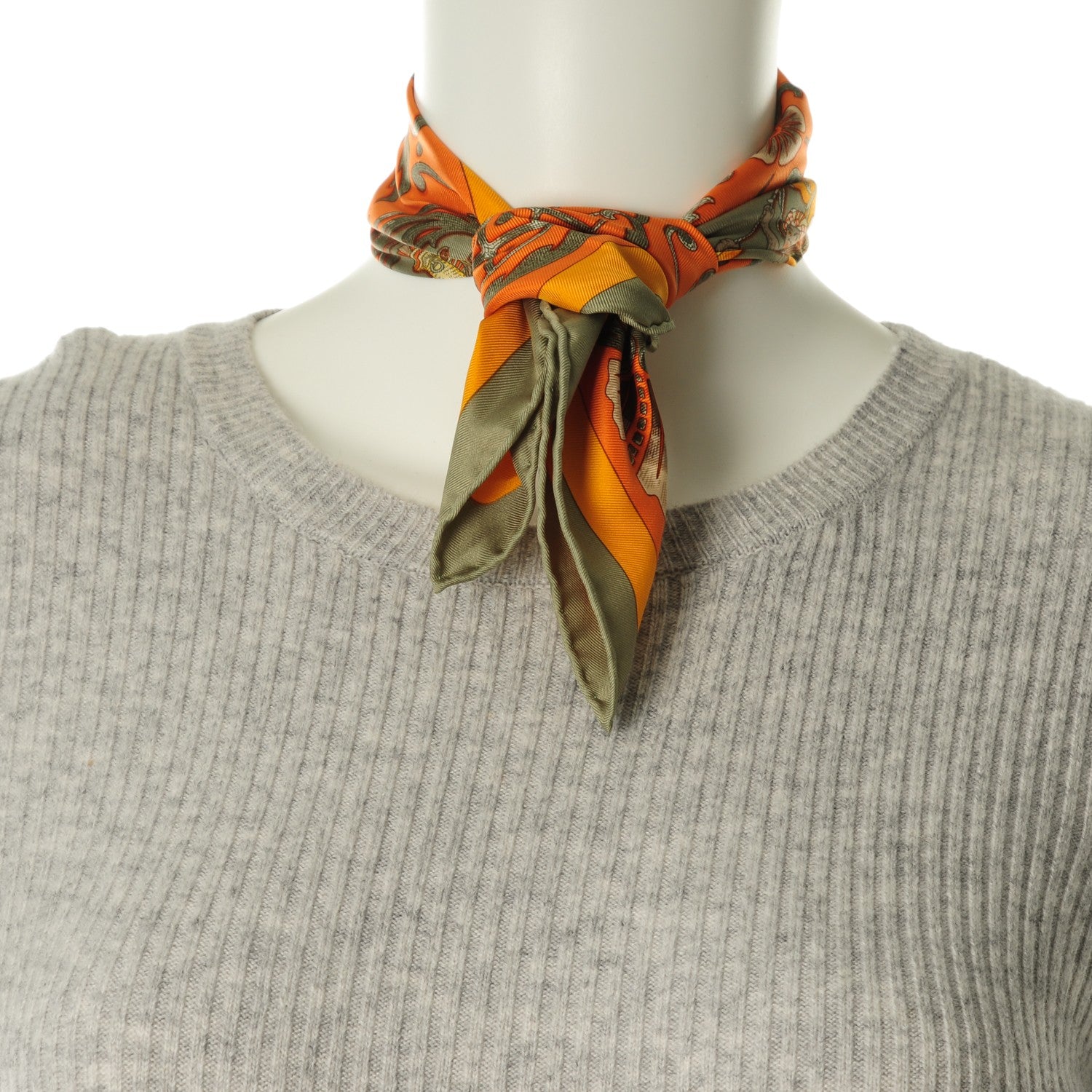 Hermes Silk Zingaro Pocket Square Scarf 160994 – FASHIONPHILE