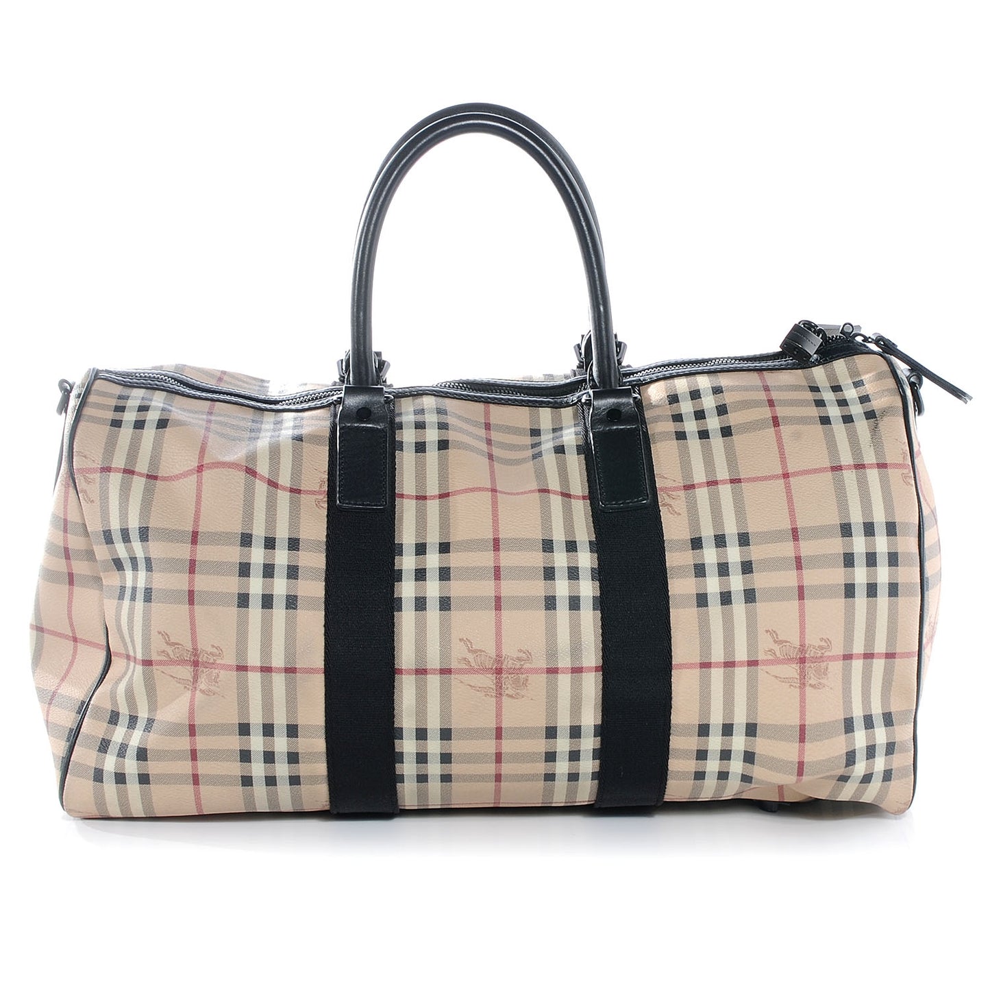 Haymarket Check Duffle Bag Black