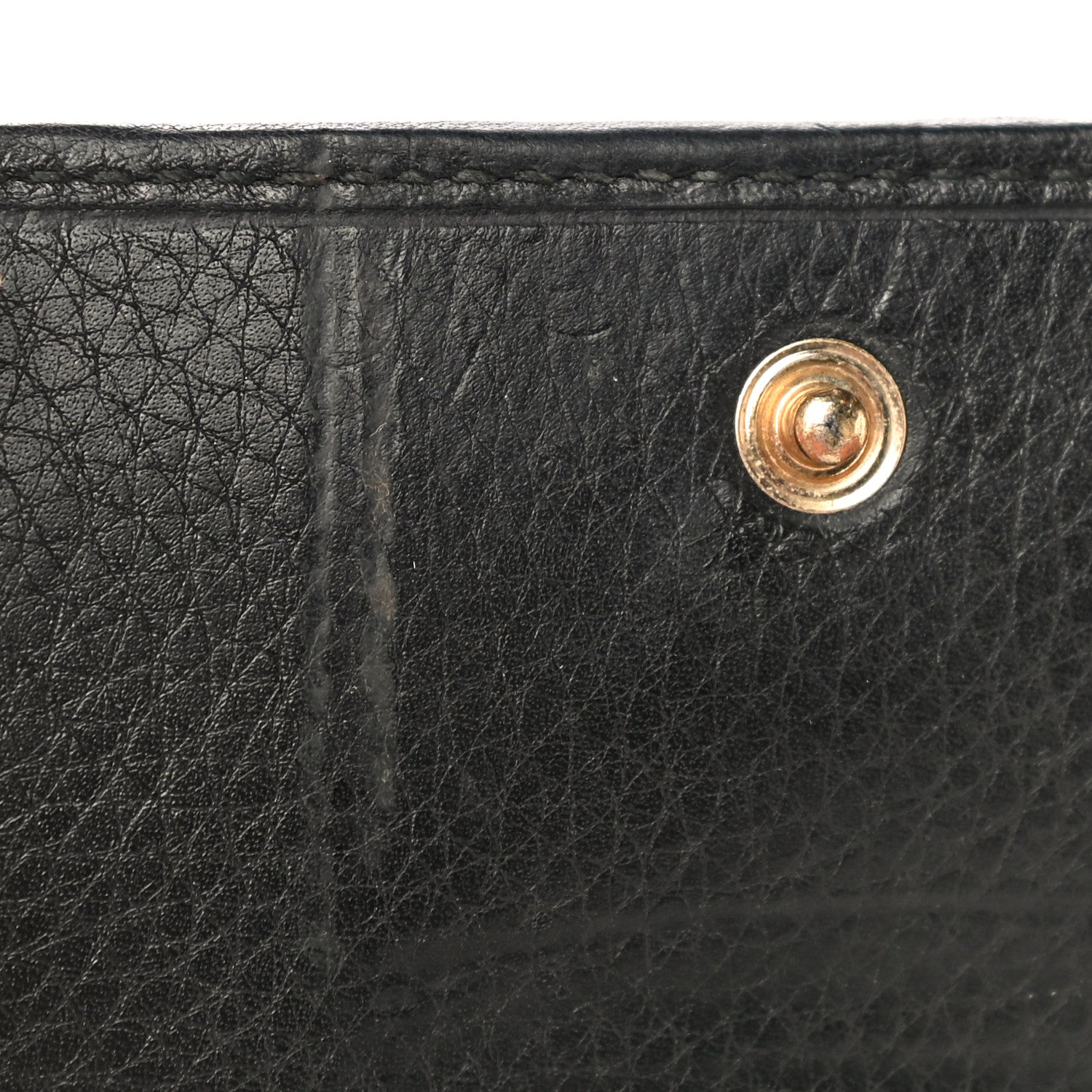 Gucci Calfskin Web Horsebit French Flap Wallet Black 16 of 21