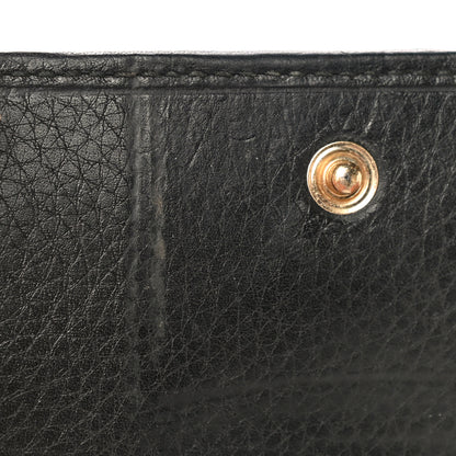 Gucci Calfskin Web Horsebit French Flap Wallet Black 16 of 21