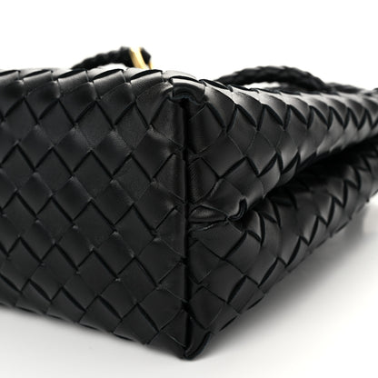 Bottega Veneta Nappa Intrecciato Medium Andiamo Shoulder Bag Black 9 of 9