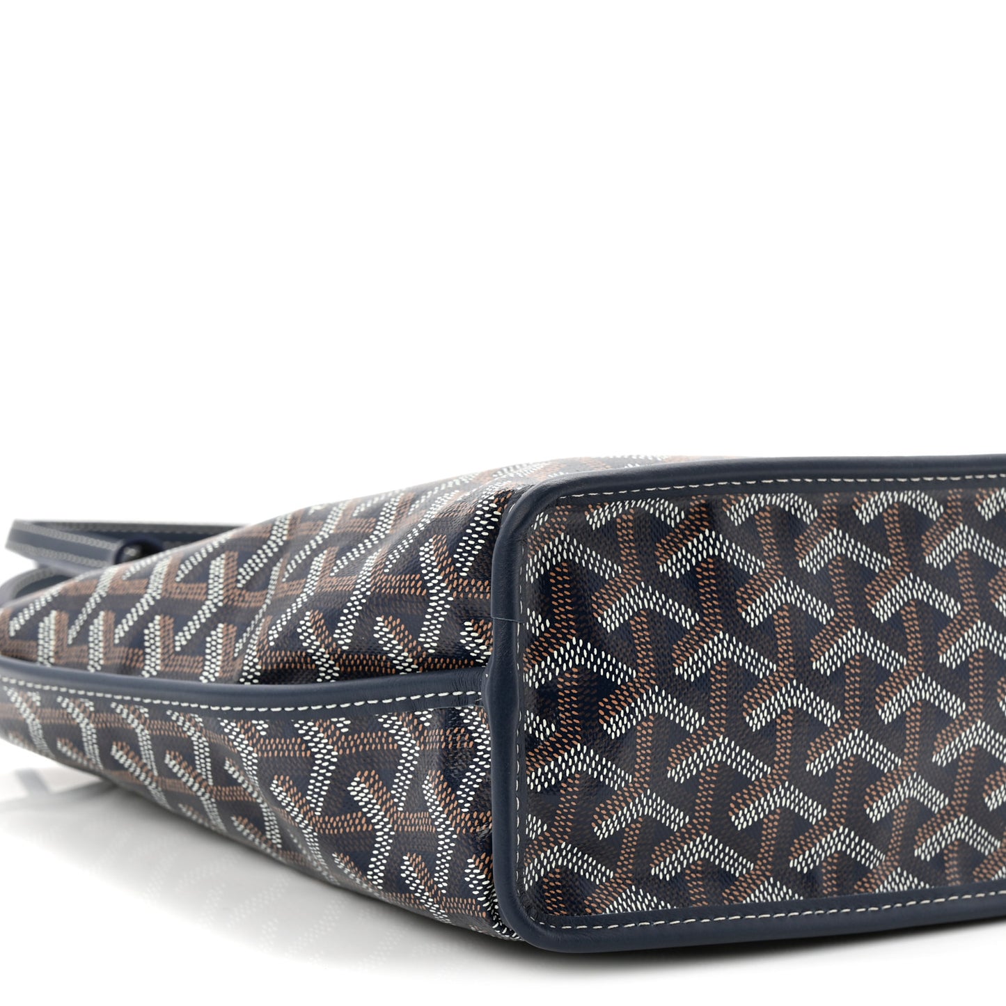 Goyardine Reversible Mini Anjou Navy