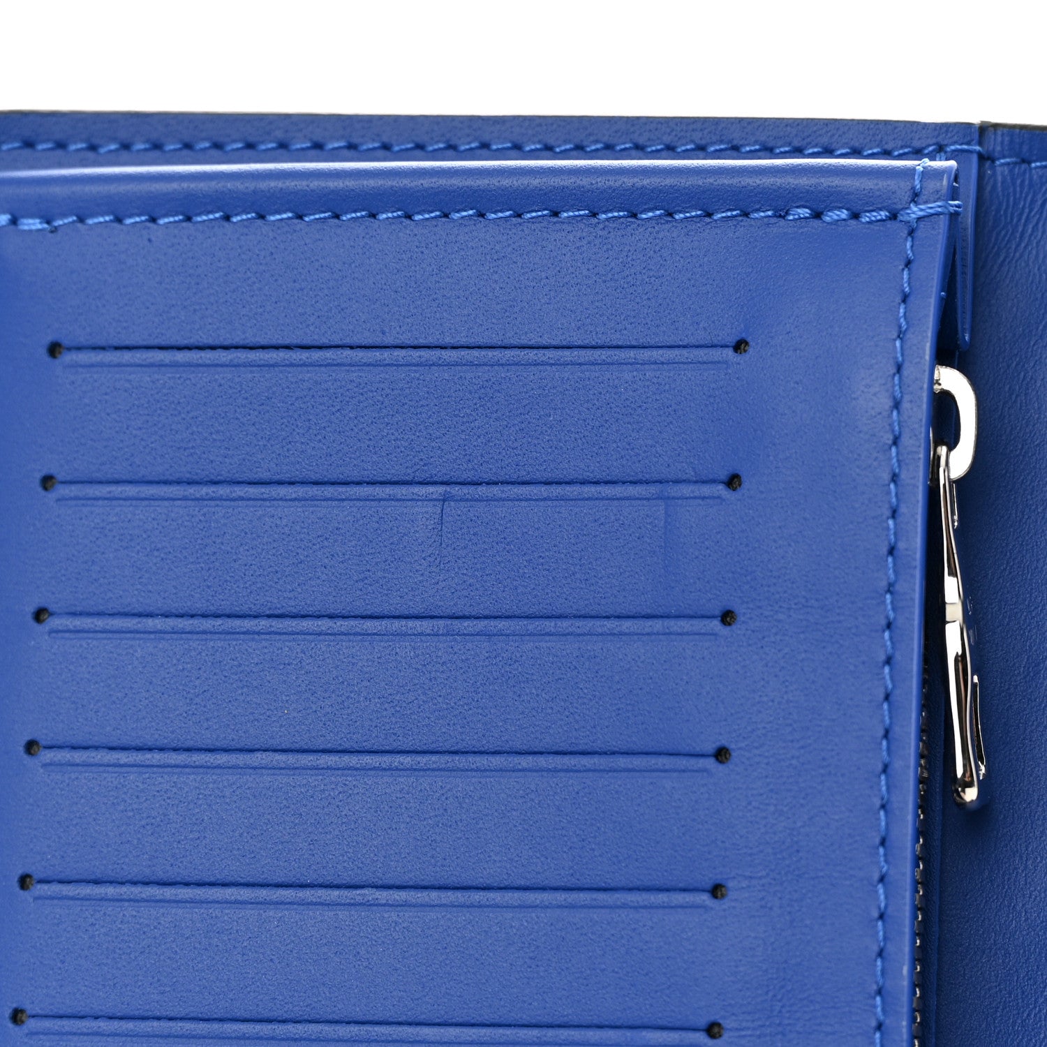 Louis Vuitton Taurillon Illusion Brazza Wallet Bleu Vert 7 of 9