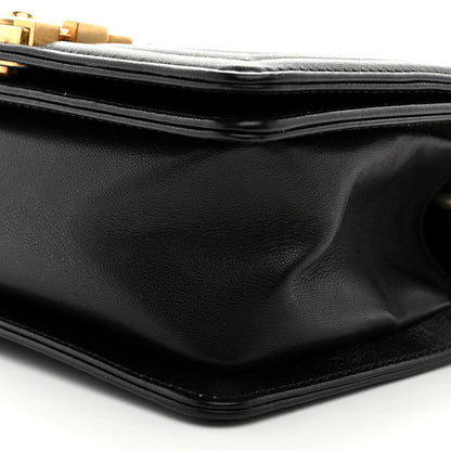 Chanel Lambskin Quilted Small Boy Flap Black 10 of 10