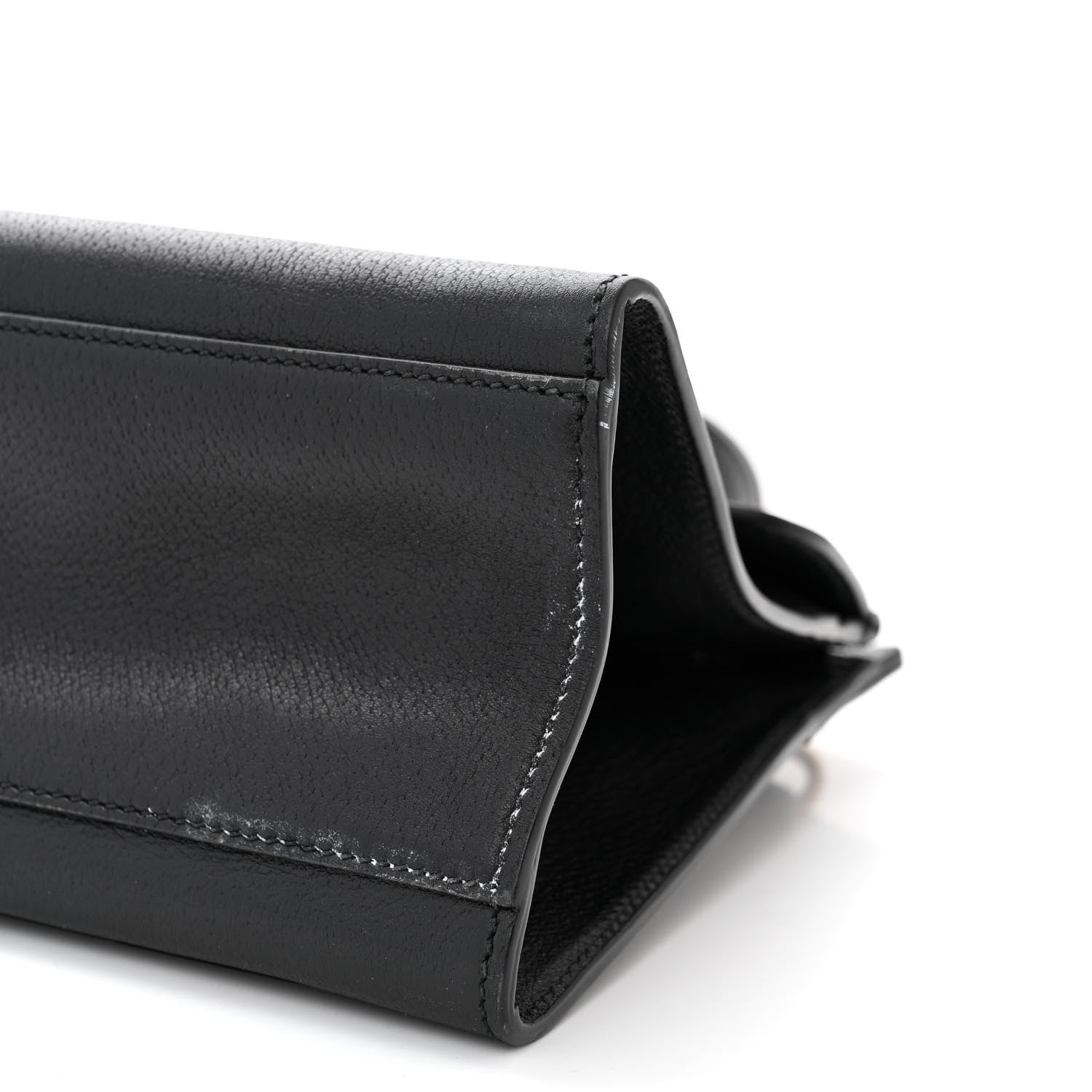 Gucci Grained Calfskin Web Crystal Butterfly Stripe Medium Totem Top Handle Bag Black 10 of 11