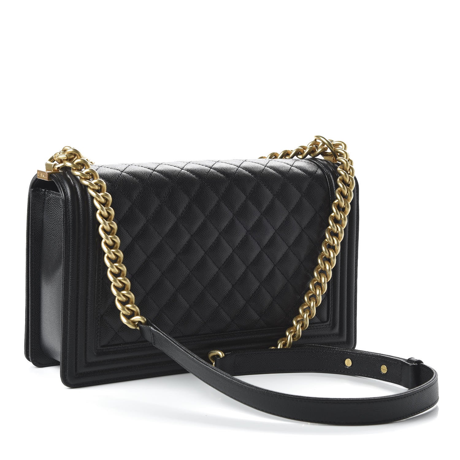 Chanel Caviar Quilted New Medium Boy Flap Black 3 of 10