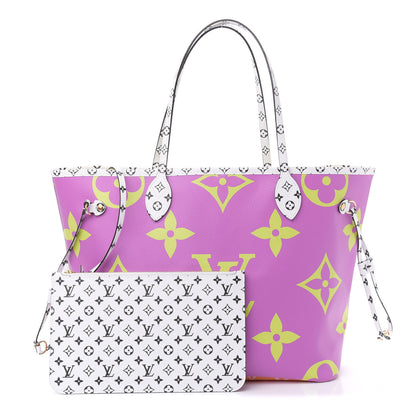 Louis Vuitton Monogram Giant Neverfull MM Pink Lilac 1 of 9