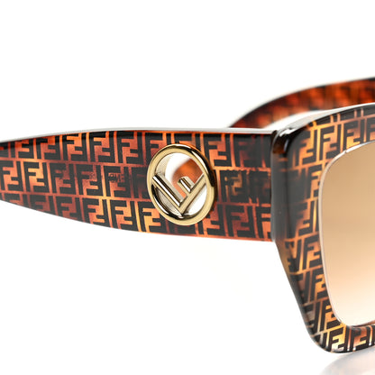 Fendi Acetate F is Fendi FF Cat Eye Sunglasses FF 0360/G/S Havana 4 of 7