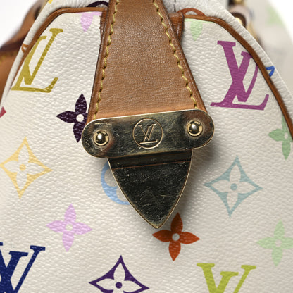 Louis Vuitton Monogram Multicolor Speedy 30 White 11 of 17