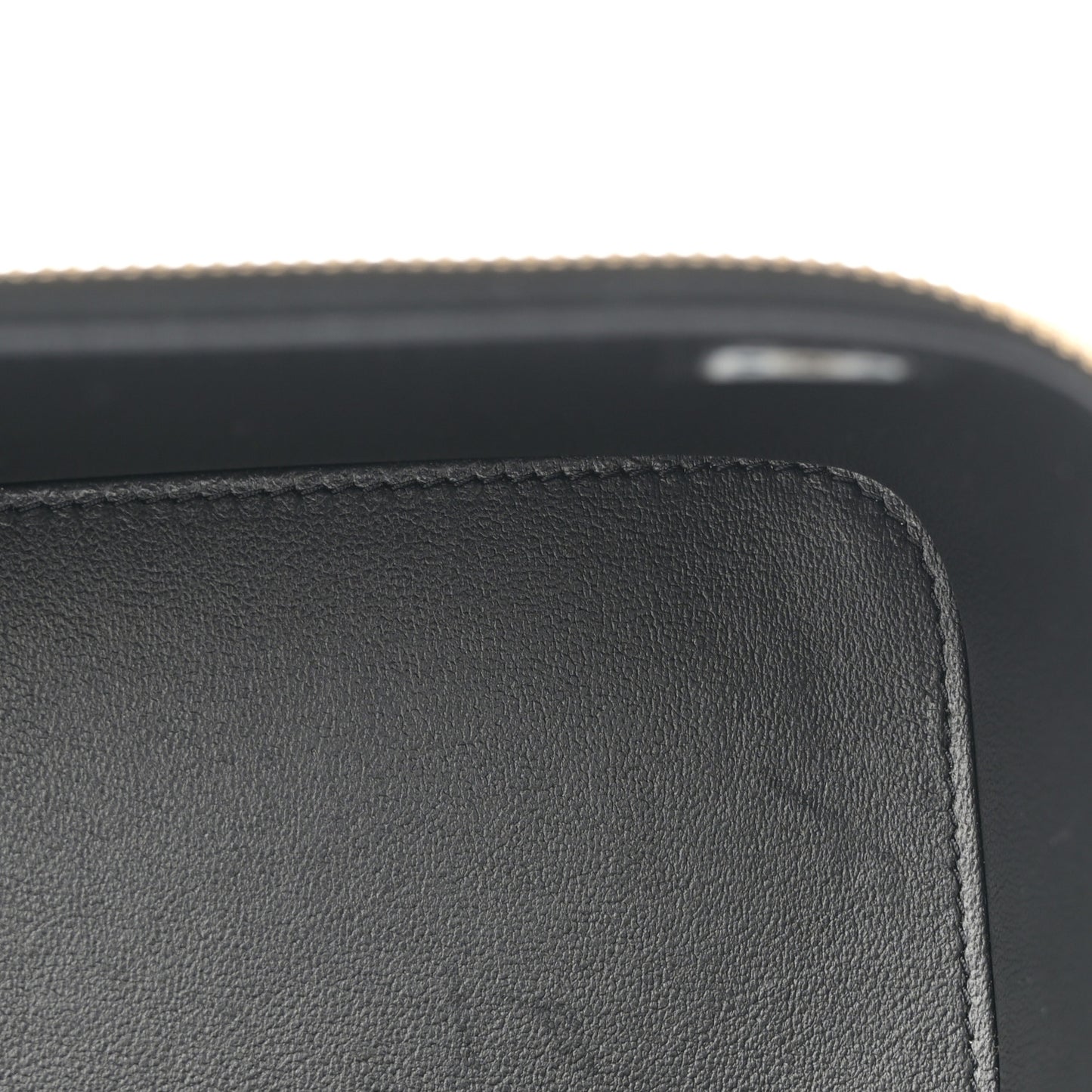 Lambskin Quilted Pick Me Up Vanity Case Black