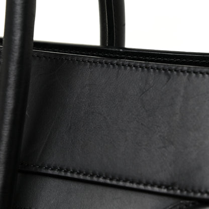 Celine Satin Calfskin Mini Tri-Color Luggage Dark Grey 12 of 20