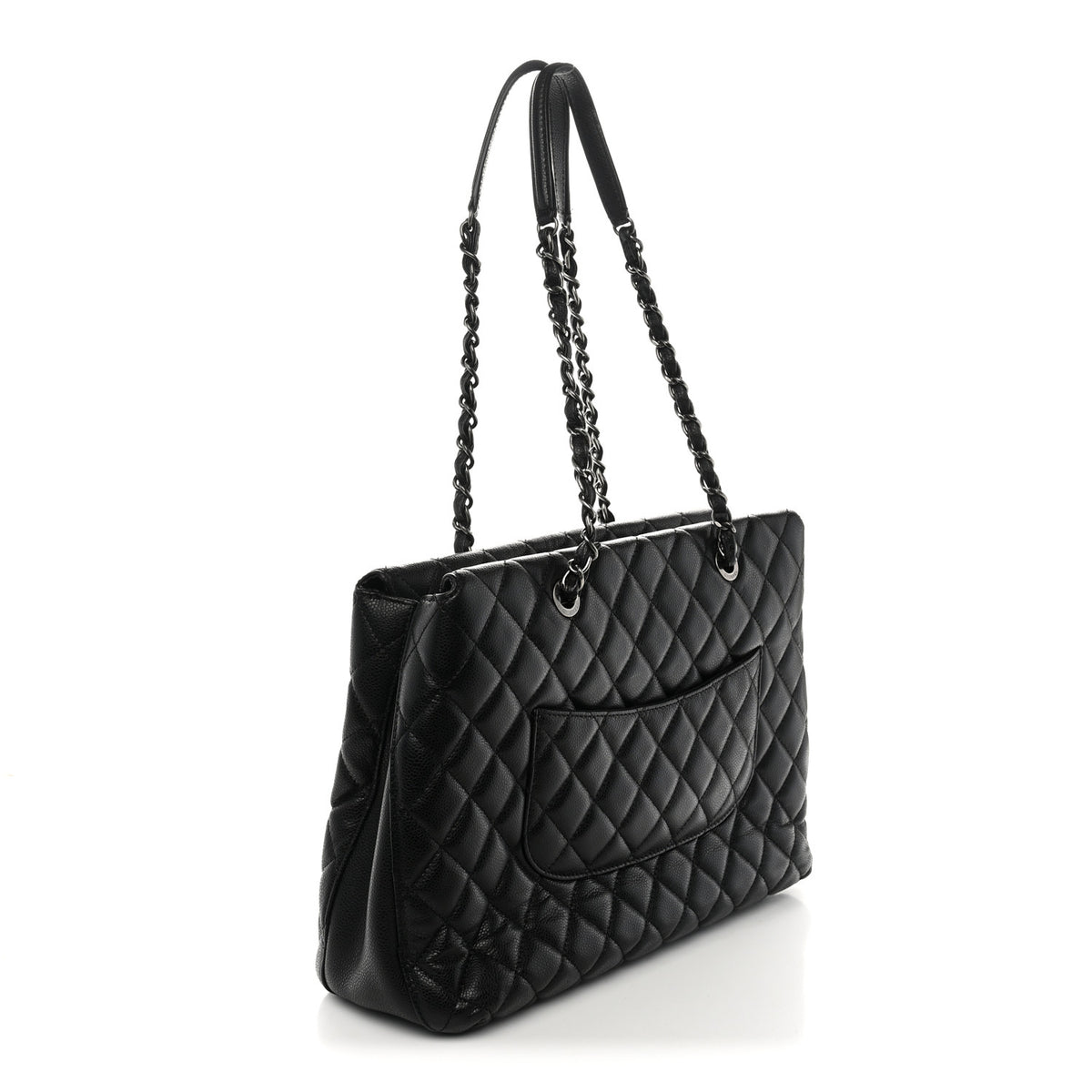 Chanel Caviar Quilted City Shopping Tote Black 3 of 11