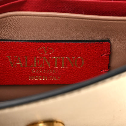 Valentino Garavani Metallic Calfskin Micro VSling Shoulder Bag Sahara 6 of 9
