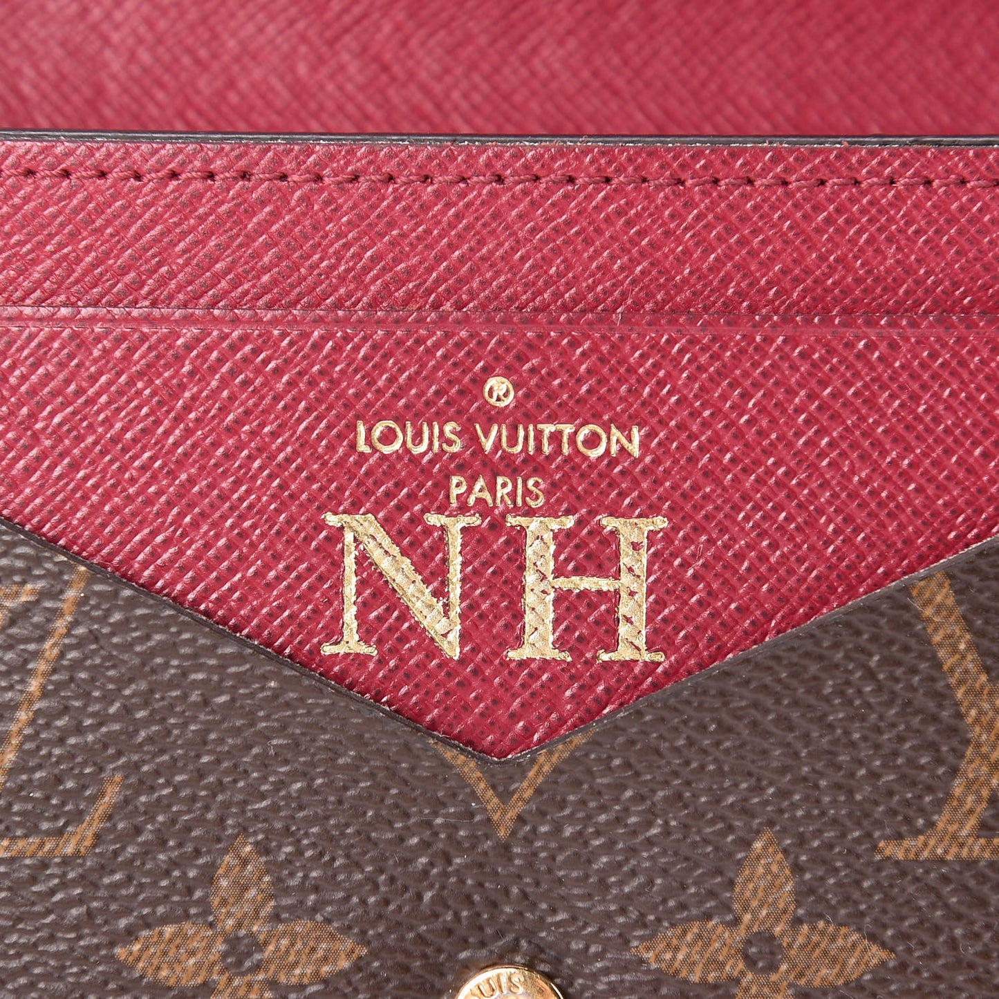 Monogram Jeanne Wallet Fuchsia