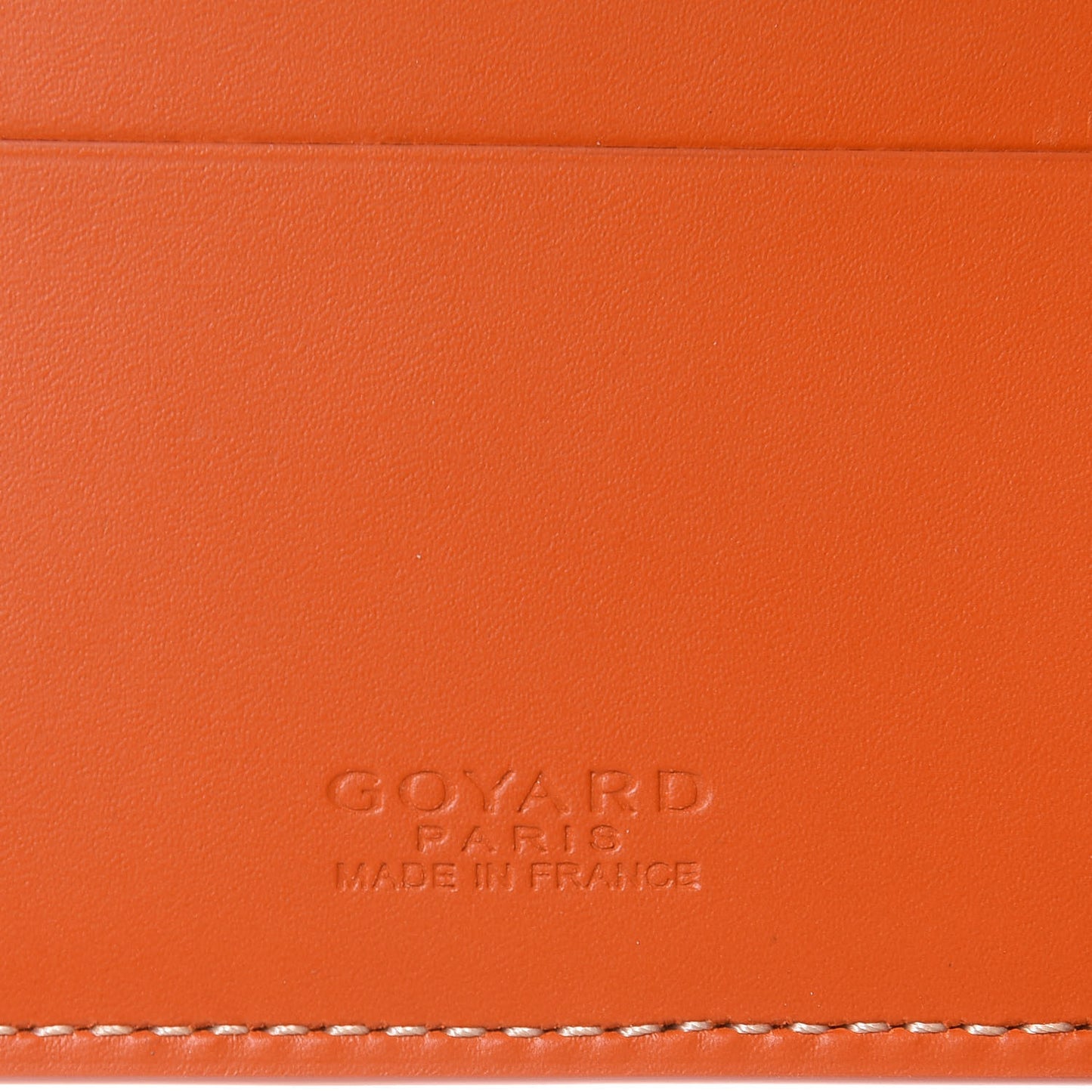 Goyardine Bi-Fold Victoire PM Wallet Orange