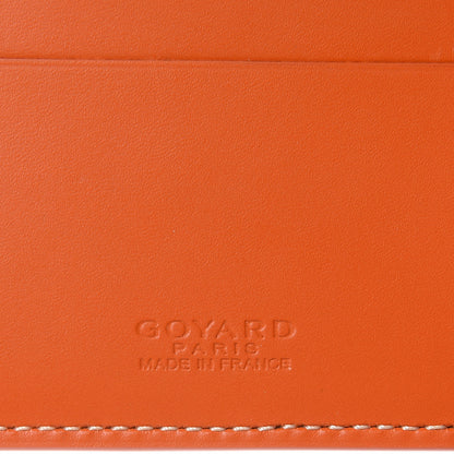 Goyard Goyardine Bi-Fold Victoire PM Wallet Orange 6 of 6
