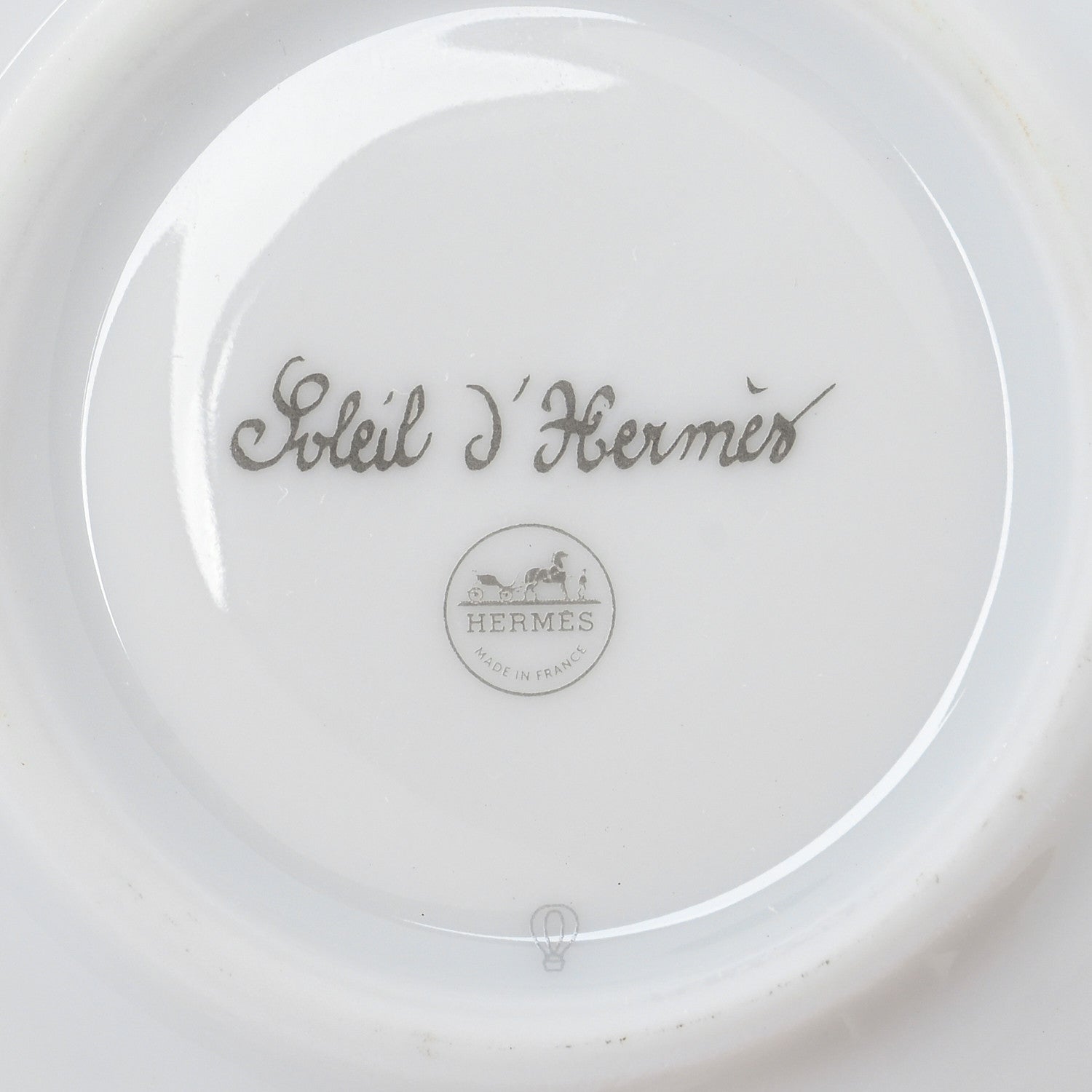 Hermes Porcelain Soleil d'Hermes Coffee Cup and Saucer 8 of 9
