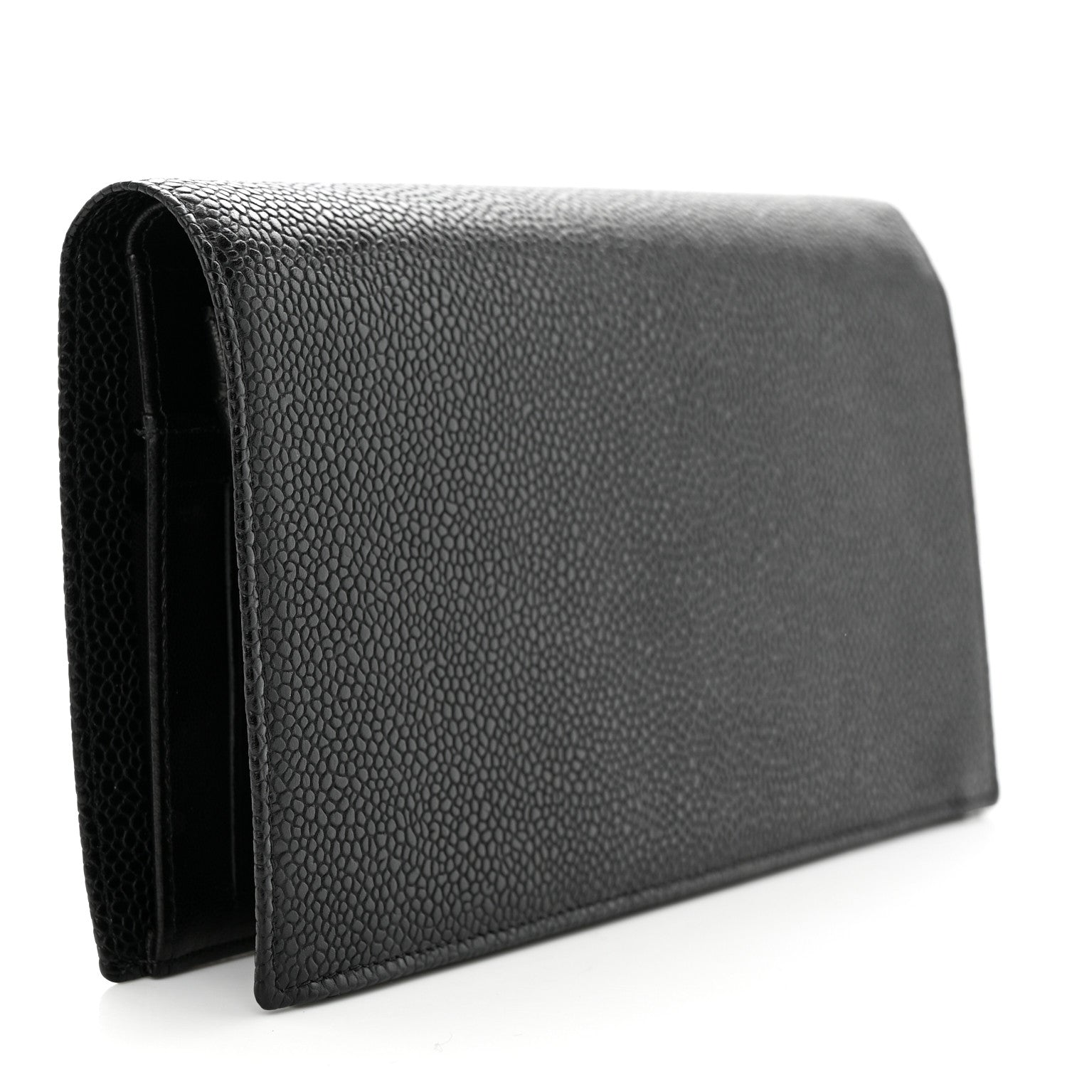 Chanel Caviar Timeless CC Yen Wallet Black 3 of 14