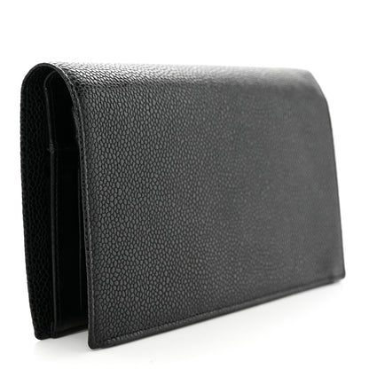 Chanel Caviar Timeless CC Yen Wallet Black 3 of 14
