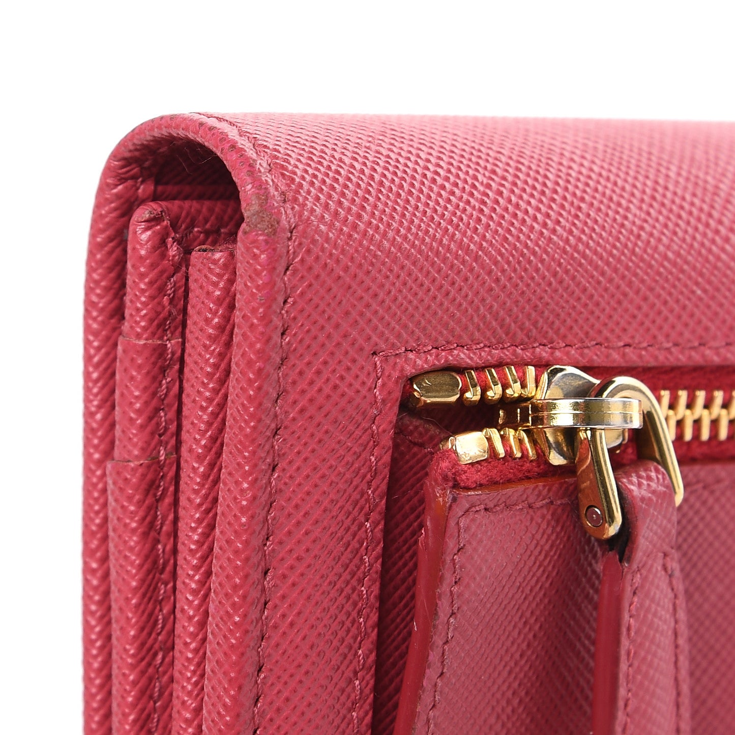 Saffiano Fiocco Bow Continental Wallet Peonia