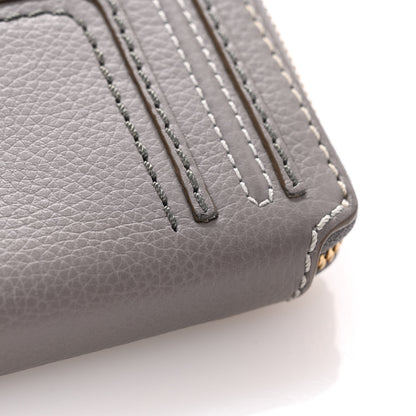 Chloe Calfskin Marcie Long Zip Around Wallet Cashmere Grey 15 of 15
