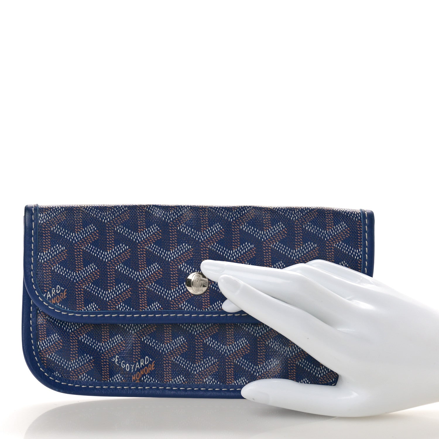 Goyard ine Pouch Navy 2 of 8