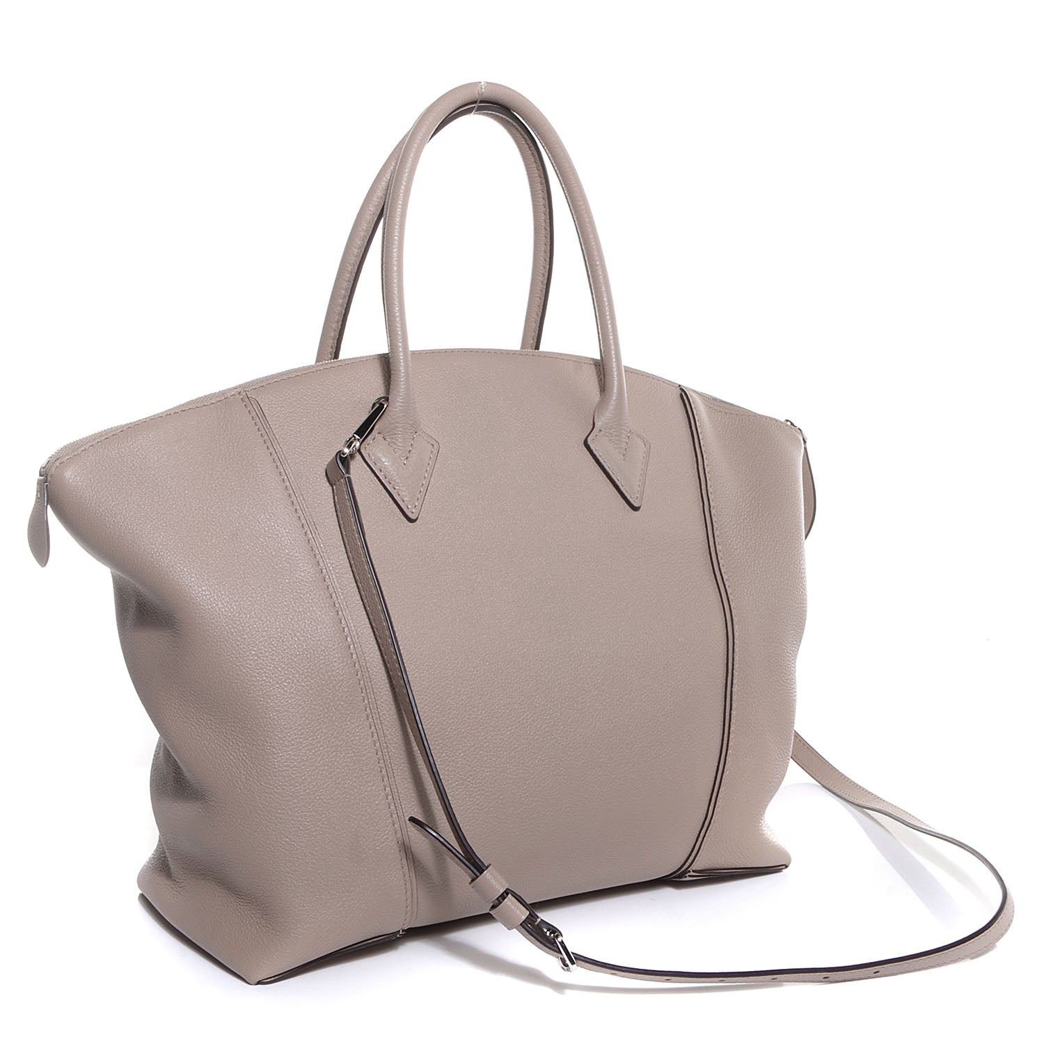 Louis Vuitton Veau Cachemire Soft Lockit MM Galet 3 of 7