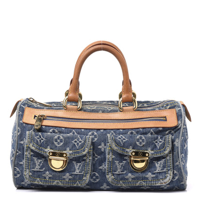 Louis Vuitton Monogram Denim Neo Speedy Blue 1 of 11