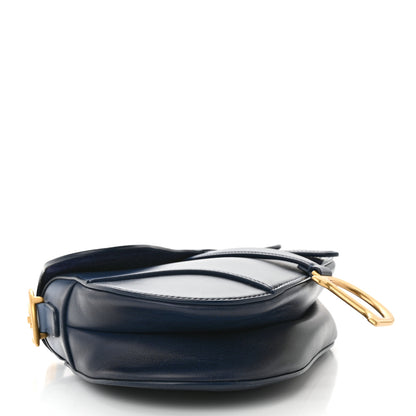 Christian Dior Calfskin Gradient Saddle Bag Indigo Blue 4 of 10