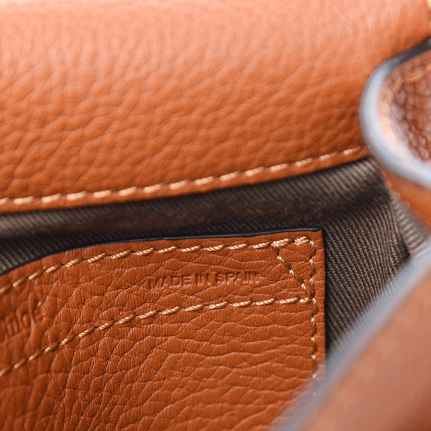 Calfskin Mini Marcie Round Crossbody Bag Tan