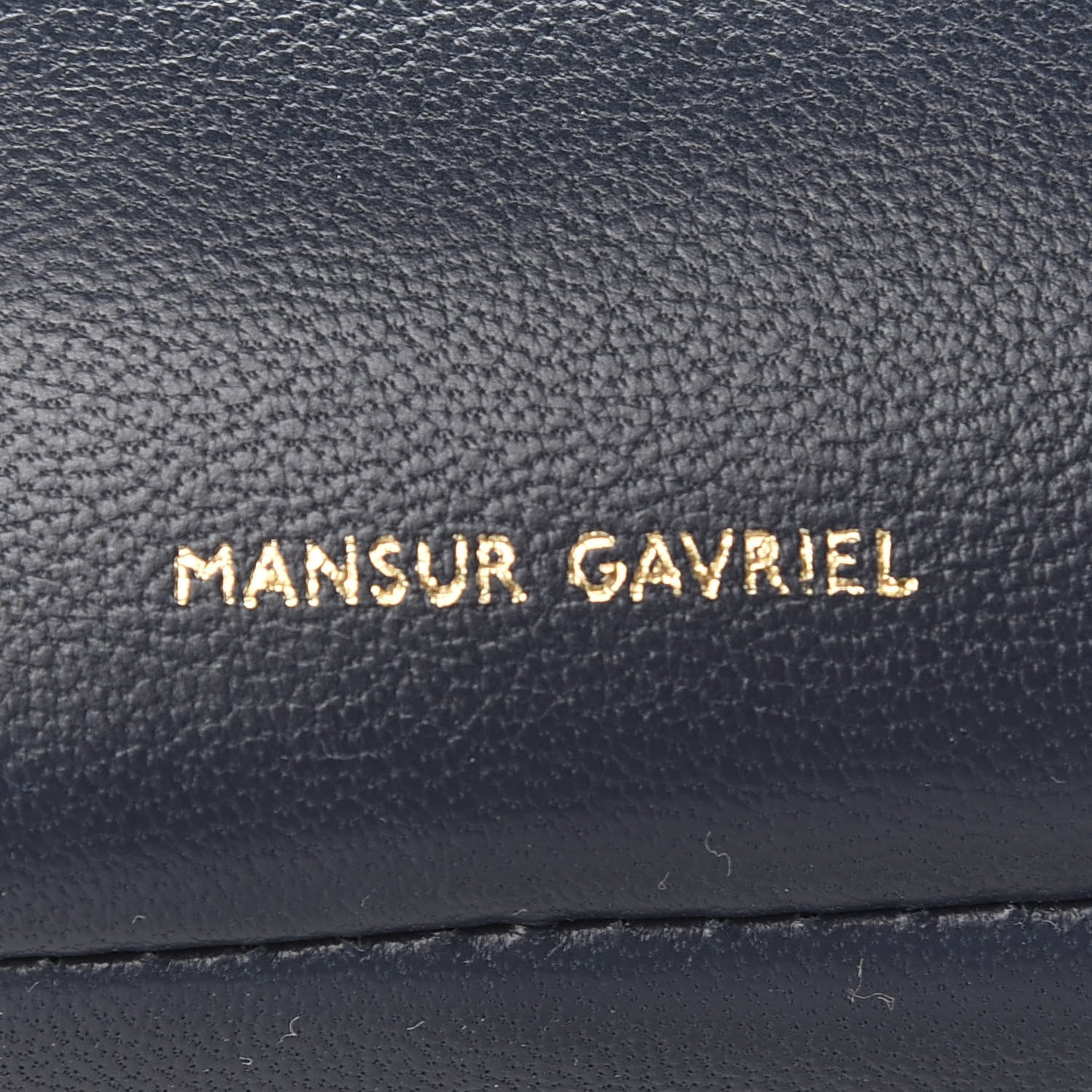 Mansur Gavriel Lambskin Floral Double Zip Crossbody Blue White 7 of 9