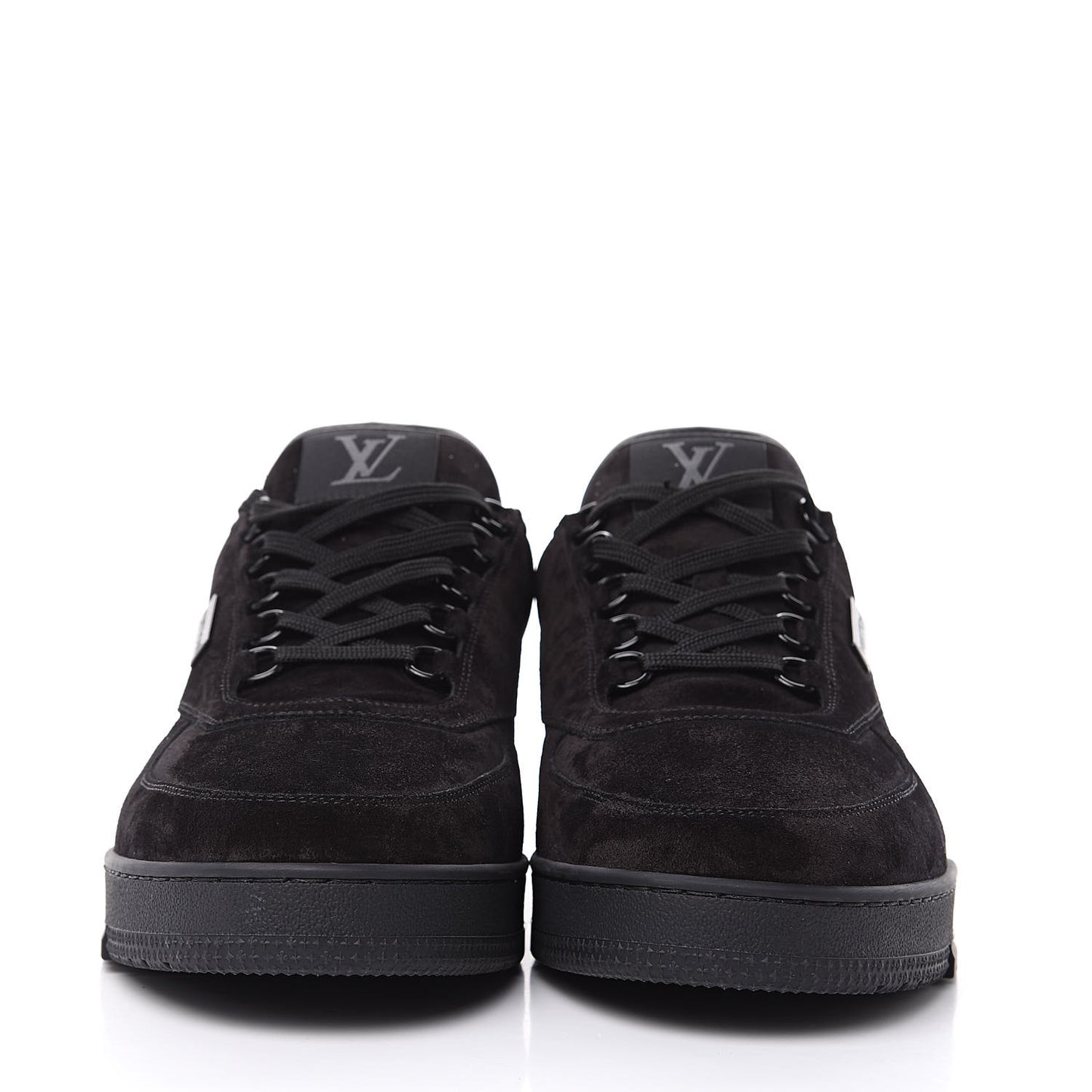 Suede Uniform Sneakers 11 Black