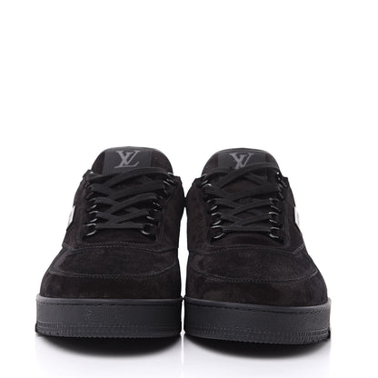 Louis Vuitton Suede Uniform Sneakers 11 Black 2 of 9