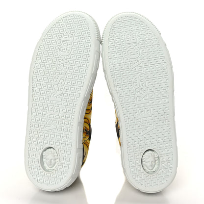 Versace X FENDI Fabric FF Baroque Womens Fendace Greca Sneakers 40 Gold Multicolor 6 of 7